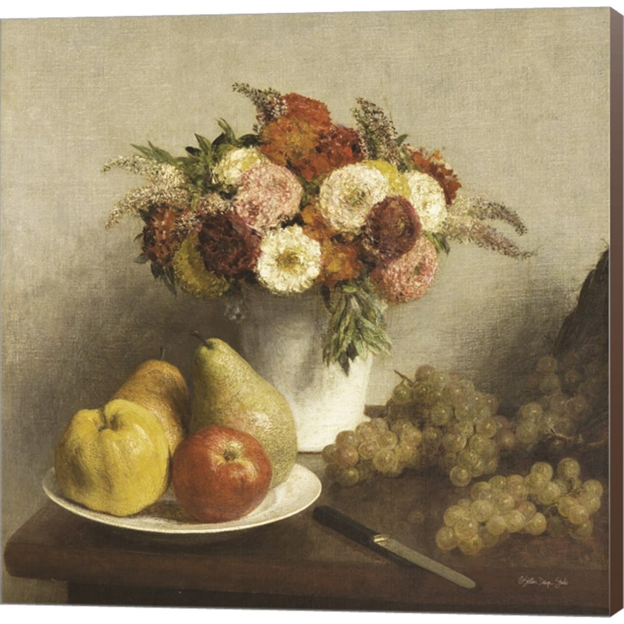Vintage Still Life by Stellar Design Studio 24" x 24" Canvas Wall Art